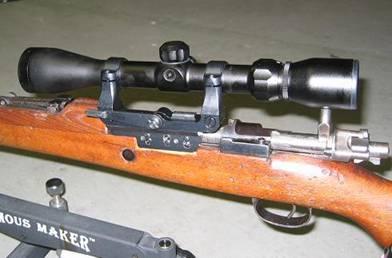 All steel LSR sniper scope mount for German Mauser K98 98K K98k.